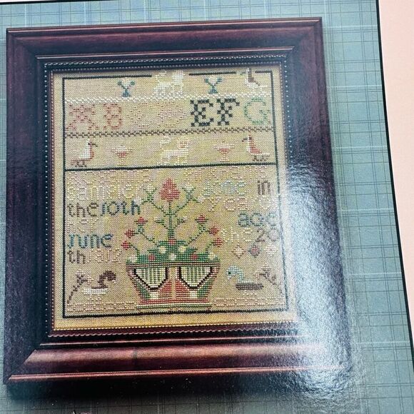 SHEEPISH DESIGNS Sampler Lot Cross stitch Patterns 1 4 5 7 Sarah E. Pope Sampler - Picture 4 of 16